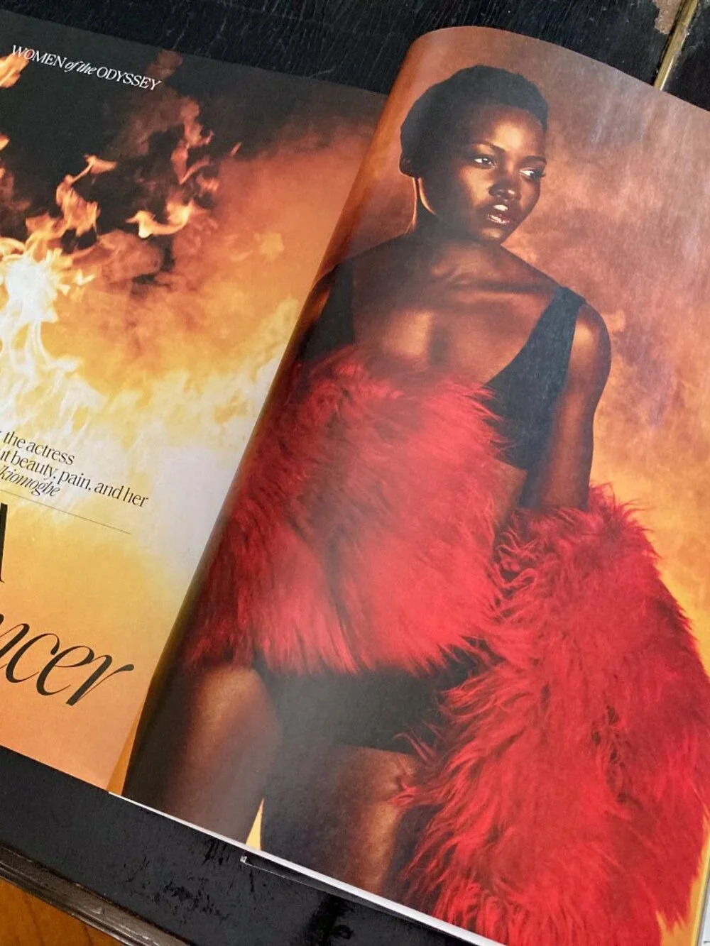 ELLE GQ The Odyssey Magazine set Lupita Nyongo Matt Damon covers